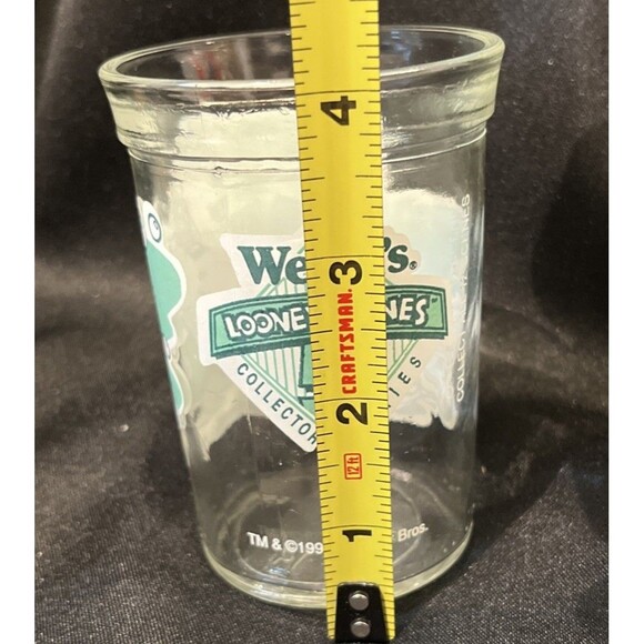 Set of 2 Welchs VTG 1994 Looney Tunes & 2001 Peanuts Jelly Jars Drinking Glasses - Picture 7 of 10